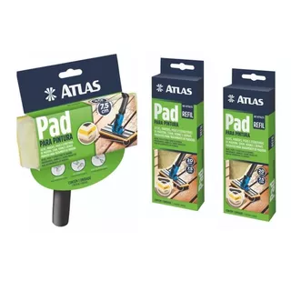 Kit Pad Para Pintura E Verniz Com 2 Refil - Atlas