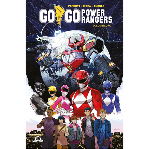 Go Go Power Rangers Vol. 1, De Ryan Parrot. Serie Power Rangers, Vol. 1. Editorial Moztros, Tapa Blanda, Edición 1 En Español, 2023