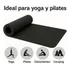 Colchoneta Para Yoga Pilates Gimnasia Fitness Gruesa 15mm Negro
