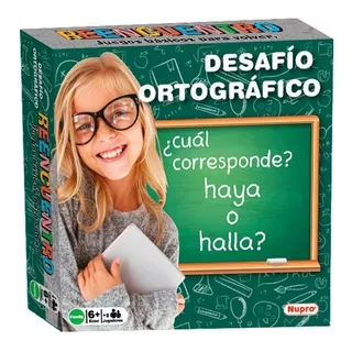 Juego De Mesa Reencuentro Desafío Ortográfico 6004 Nupro