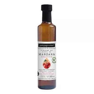 Vinagre De Sidra De Manzana Orgánico Pampa Gourmet 250ml