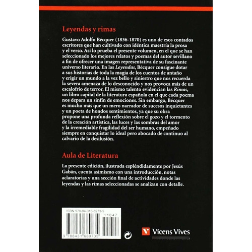 Leyendas Y Rimas / Gustavo Adolfo Becquer