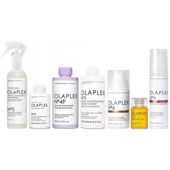 Olaplex N0+ N3+ N4p+ N5+n6+ N7+ N9 Tratamiento Cabello Rubio