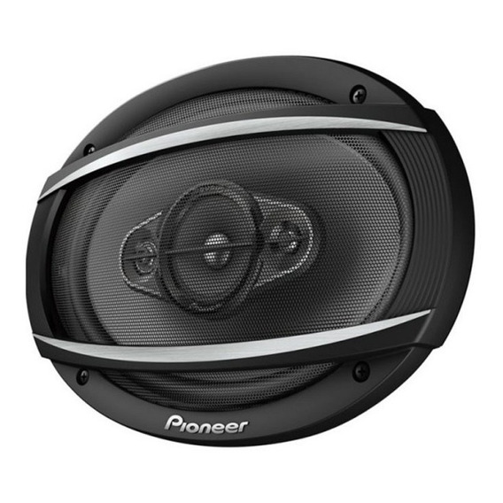 Parlantes Pioneer Ts-a6977s 6x9 650w 4 Vias Ovalados Color Gris Oscuro