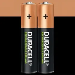 Pilha Recarregável Aaa Palito 900 Mah Duracell Com 2 Unidade