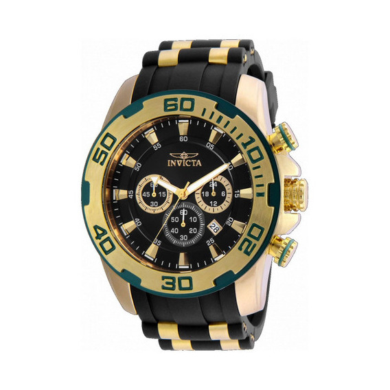 Reloj Invicta 22347 Oro, Negro Hombres