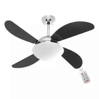 Ventilador Volare Fly Preto 127v E Controle Remoto