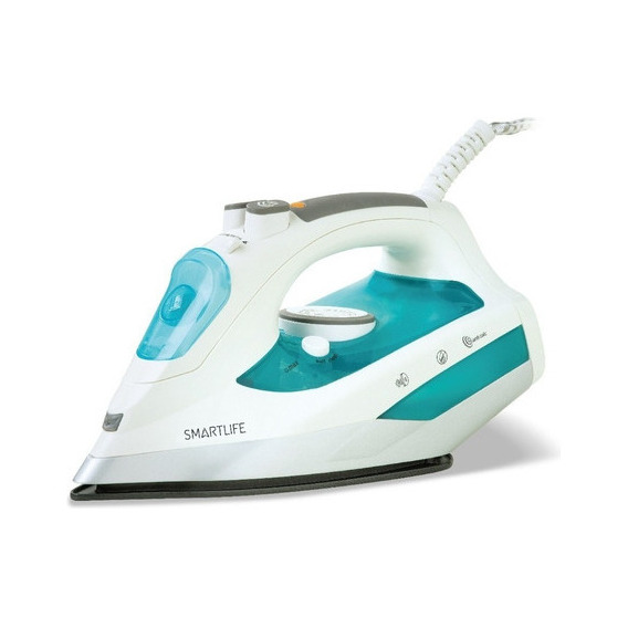 Plancha A Vapor Smartlife 2200w Autolimpieza Antiadherente Color Blanco