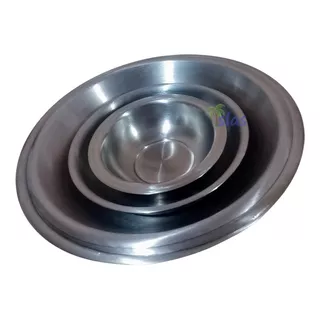 Bandeja Palangana Lebrillo Bowl 5000ml Acero Inoxidable Mate