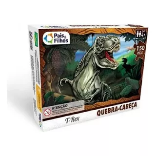 Quebra-cabeça 150 Peças T-rex - Pais E Filhos