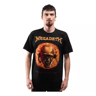 Camiseta Oficial Megadeth Whos Burning Rock Activity