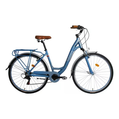 Bicicleta Modelo Urbana De Paseo Volkswagen 000050240ps071 Color Azul Tamaño del cuadro M