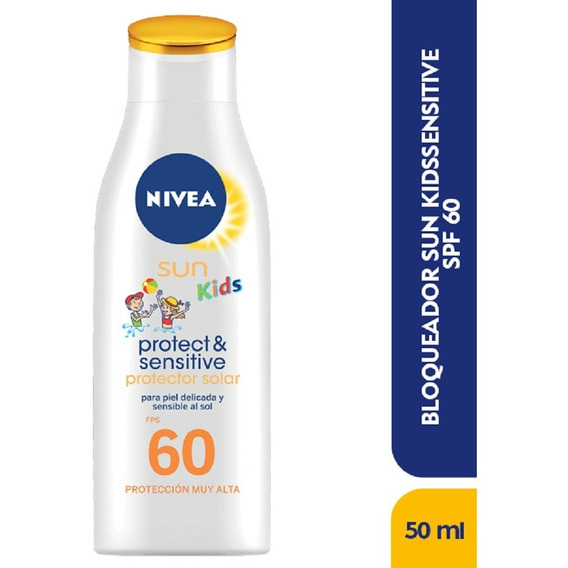 Nivea Sun Kids bloqueador para niños sensible 60fps 50ml