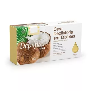 Cera Depilatória Depilflax Coco 1kg