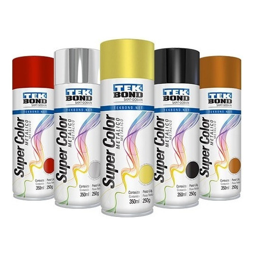 Aerosol Colores Metalicos Tek Bond X 350 Ml / Camino 1 Color Cobre