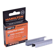 Grapas Para Engrapadora 10mm Caja X 1000u. Hamilton Pep10