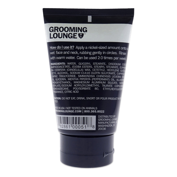 Exfoliante Facial Grooming Lounge Para Tazas, 120 Ml, Tamaño