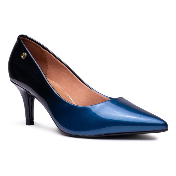 Zapato Stiletto Dama Vizzano 241185-702 Azul Negro