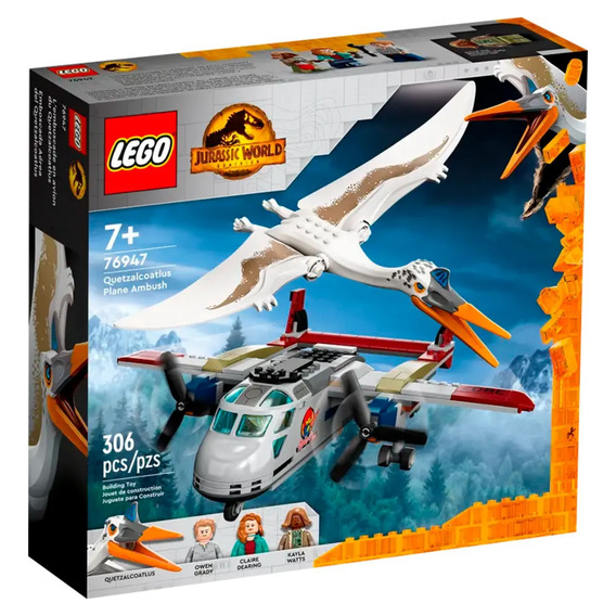  Emboscada Lego Jurassic World Aérea Del Quetzalcoatlu 306pc