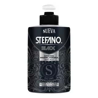 Crema Para Peinar Modeladora Stefano Black 150ml Para Hombre