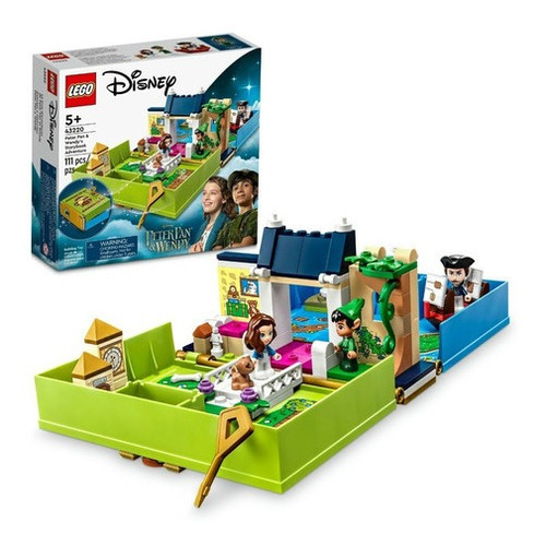 Kit De Construcción Lego Disney Peter Pan Y Wendy 43220 Cantidad de piezas 111