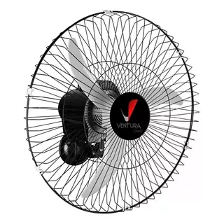 Ventilador Venti-delta Parede Oscilante Preto C/ 3 Pás, 60cm