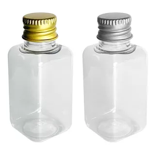 Mini Garrafinha Para Água Benta Quadrada De 40 Ml 50 Unid