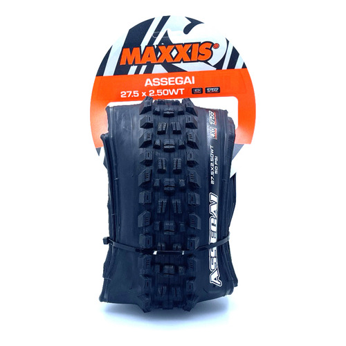 Llanta Maxxis Assegai 27.5x2.50WT Plegable Negro 60TPI Tubeless Exo