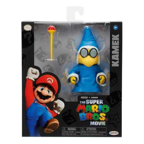 Figura Articulada Kamek The Super Mario  La Pelicula 2023