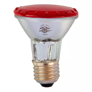 Lampada Halogena Par 20 Brasfort 50w X 127v Vermelha 7289