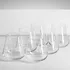 Set de 6 vasos de cristal de titanio Bohemia Xtra Low Crystal, 350 ml, color transparente