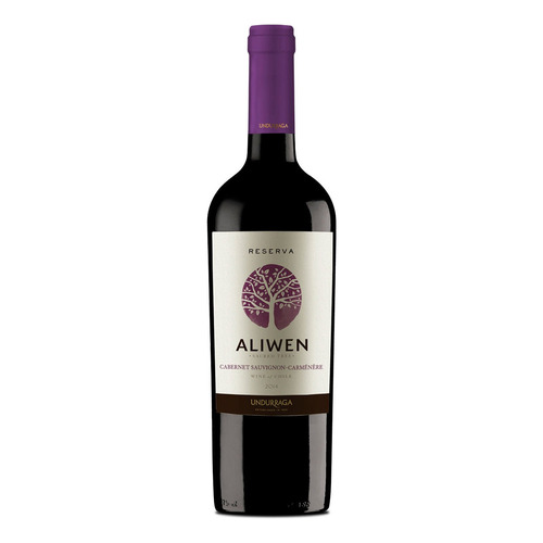 Vino Tinto Chileno Aliwen Cabernet Carmenere Undurraga 750ml