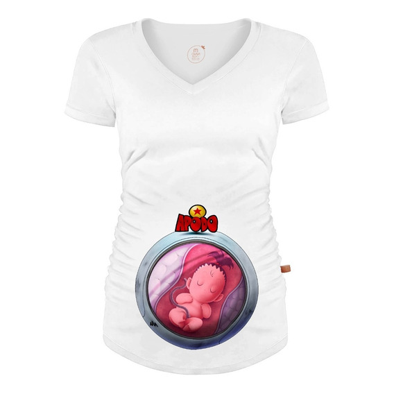 Playera Embarazo Maternidad Dragon Ball - Personalizada