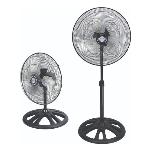 Ventilador De Pedestal Y Mesa Mytek 18 Metálico 3386 2 En 1 Cantidad de aspas 3 Estructura Negro Aspas Gris Diámetro 4572 cm Frecuencia 60 Hz Material de las aspas Metalicas