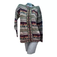 Sweater Campera Pullover Lana Alpaca Llama Talle L Unisex