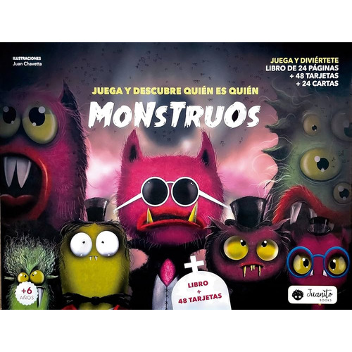 Juega Y Descubre Quién Es Quién Monstruos, De Juanito. Editorial Juanito Books, Tapa Blanda, Edición 1 En Español