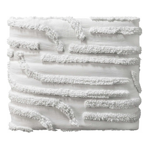 Funda Matrimonial Xl Duvet Deco Blanco Textura Suave Vianney