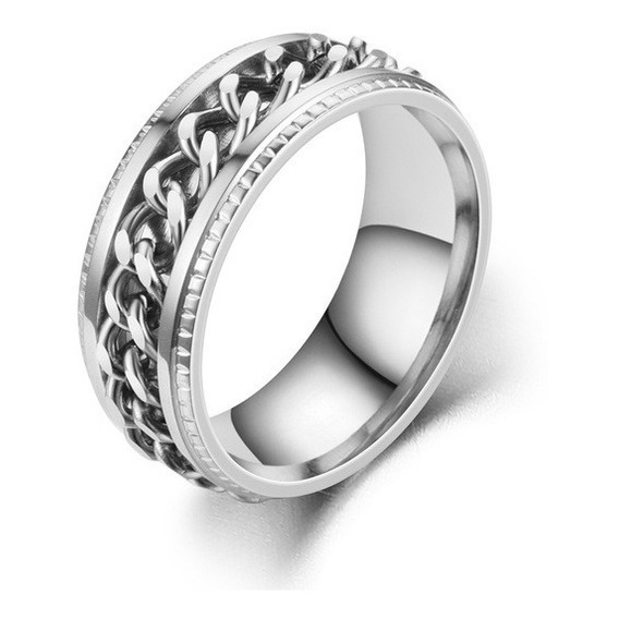 Anillo Acero Quirúrgico Para Hombre, Varios Talles