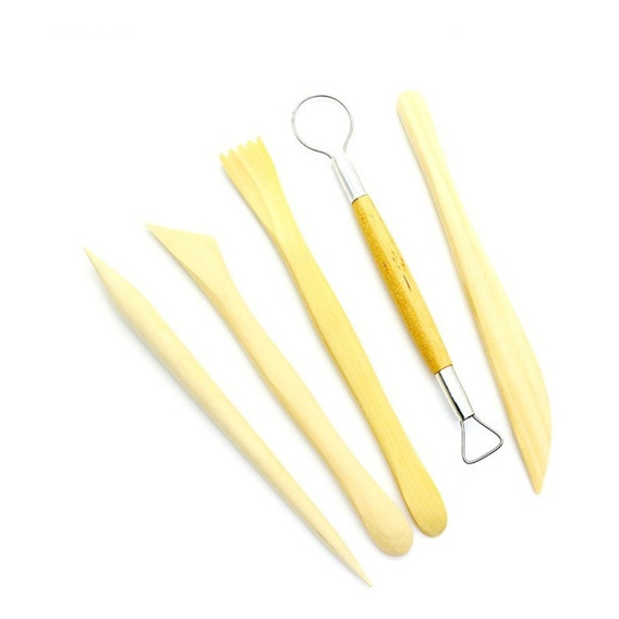 Kit 5 Herramientas Moldeado De Arcilla Y Pasta De Modelar