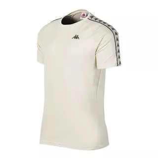 Kappa Remera Men 222 Banda Coen Beige Grey 4001