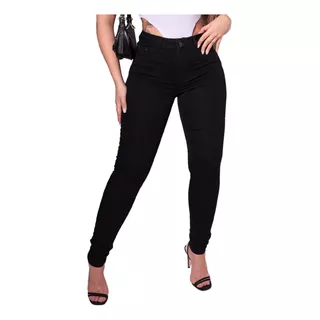 Calça Feminina Em Sarja Com Elastano Power Lycra Hot Pants