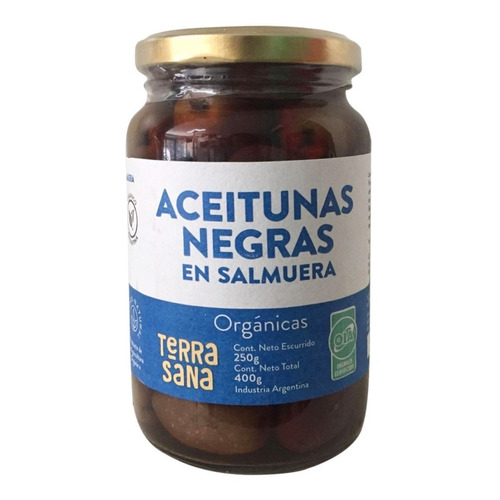Aceitunas Negras En Salmuera 400gr