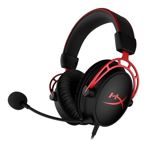 Auriculares gamer inalámbricos HyperX Cloud HX-HSCA black y red