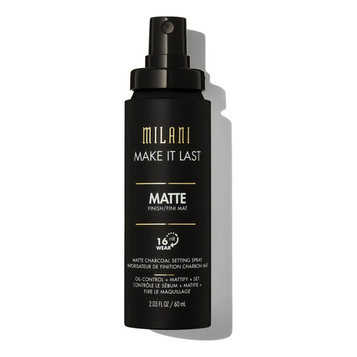 Milani Primer Make It Last Matte Charcoal Setting Spray Transparente