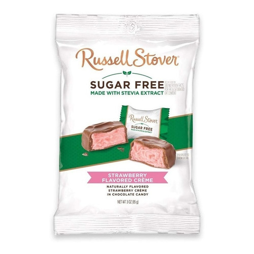 Russell Stover Strawberry Chocolates Con Fresa Sugar Free