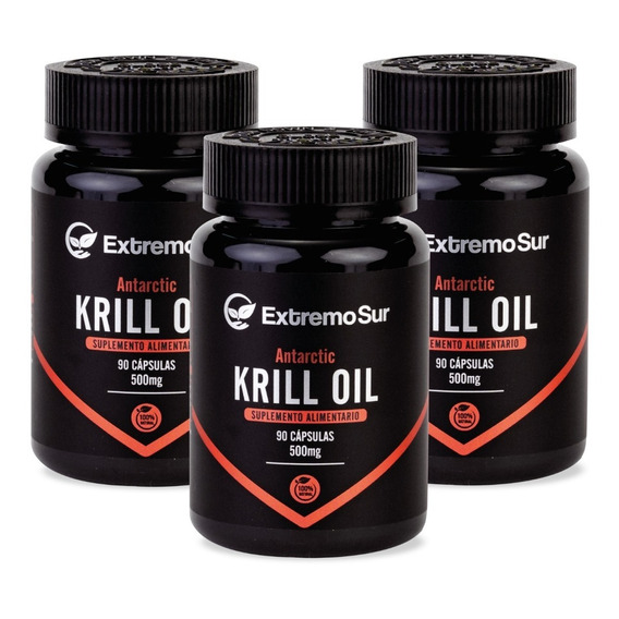 Krill Oil, Pack 3 Frascos 270 Cápsulas
