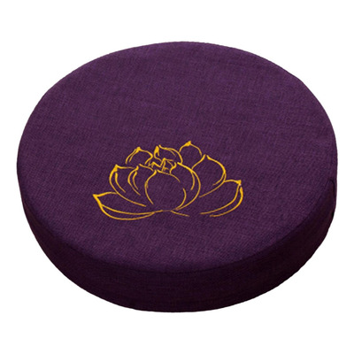 Cojín De Meditación Tatami Japonés De Violeta Oscuro 10cm