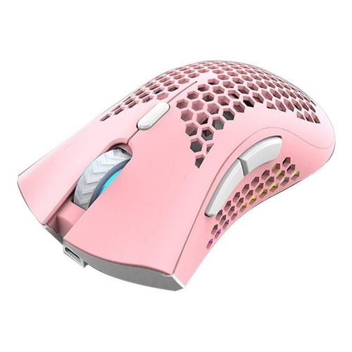 Mouse gamer inalámbrico recargable K-Snake  BM600 pink