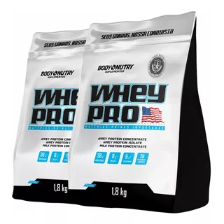 2x Whey Pro Protein Nutri Isolado & Concentrado 1,8 Kg