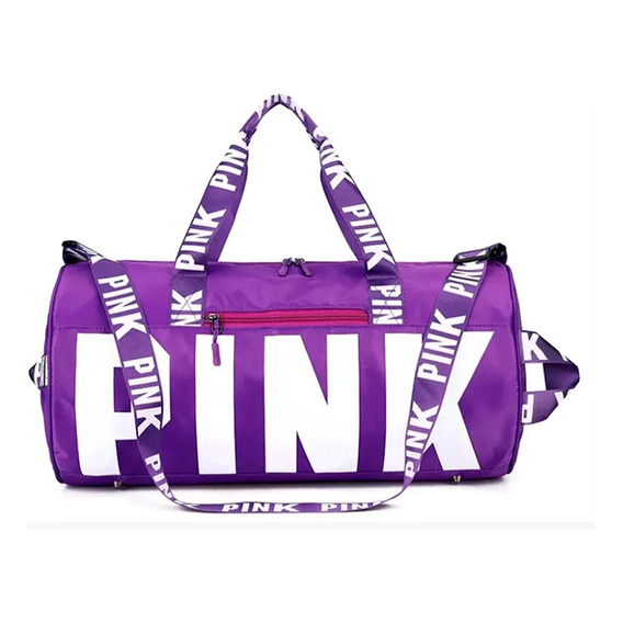 Bolso Deportivo Mujer Pink Para Viajes, Gym Deporte